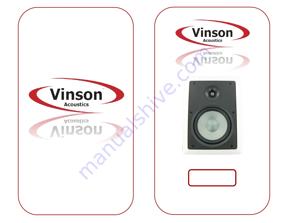 Vinson Acoustics VA IW6 Manual Download Page 1