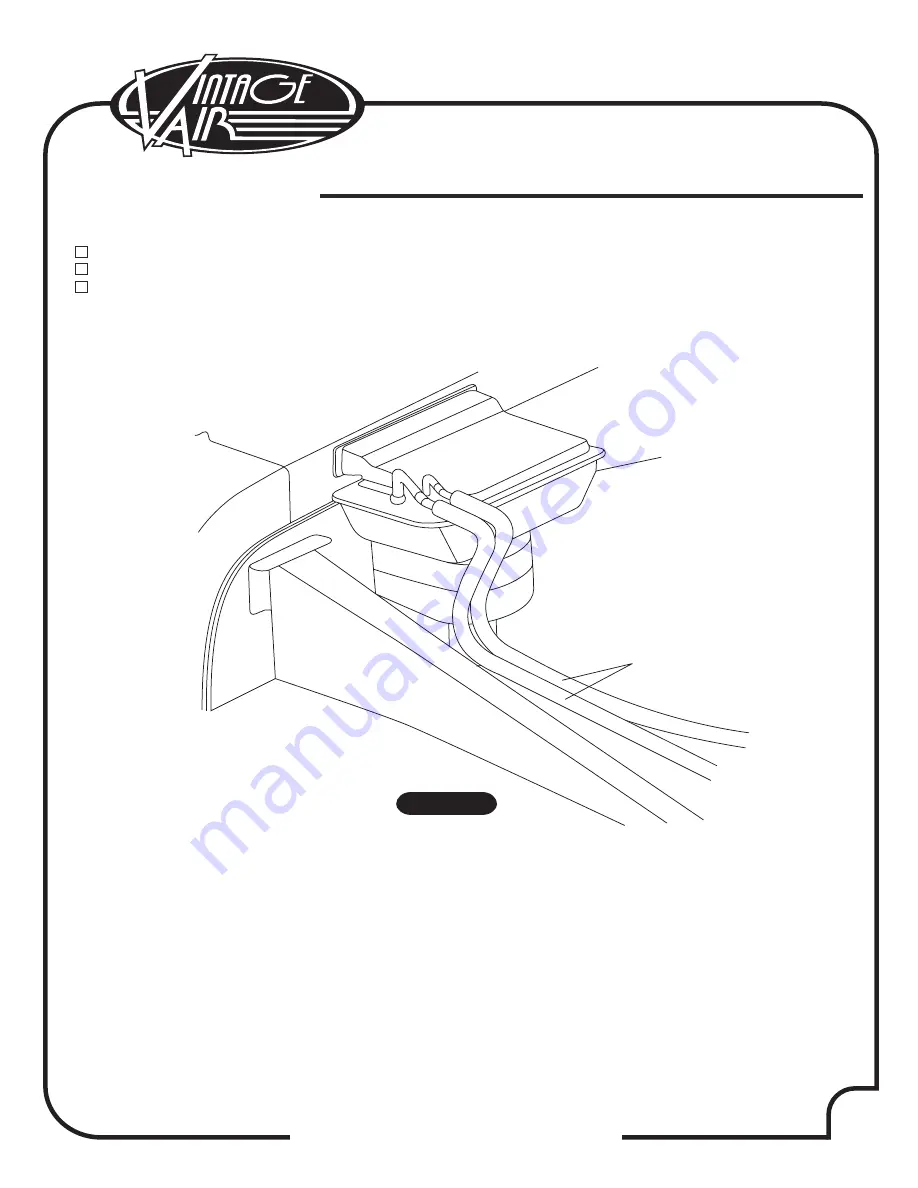 Vintage Air 1960-63 CHEV PICK-UP Manual Download Page 6