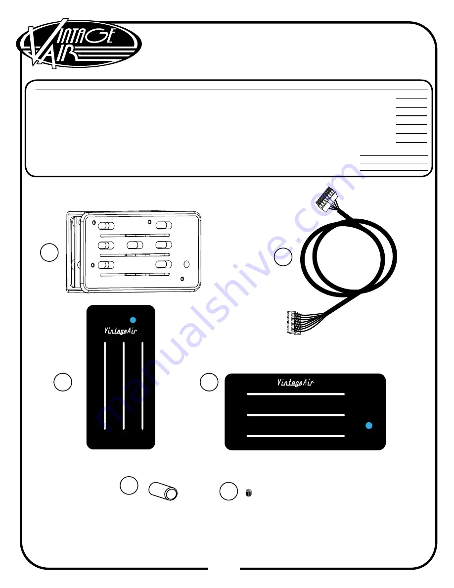 Vintage Air 491230 Manual Download Page 12