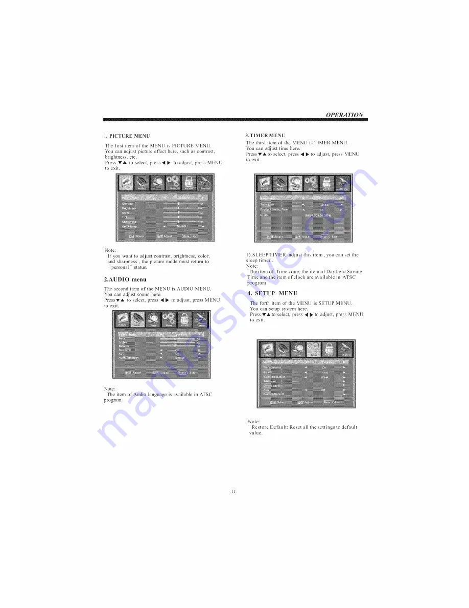 VIORE LCD26VH56M Oper Manual Download Page 12