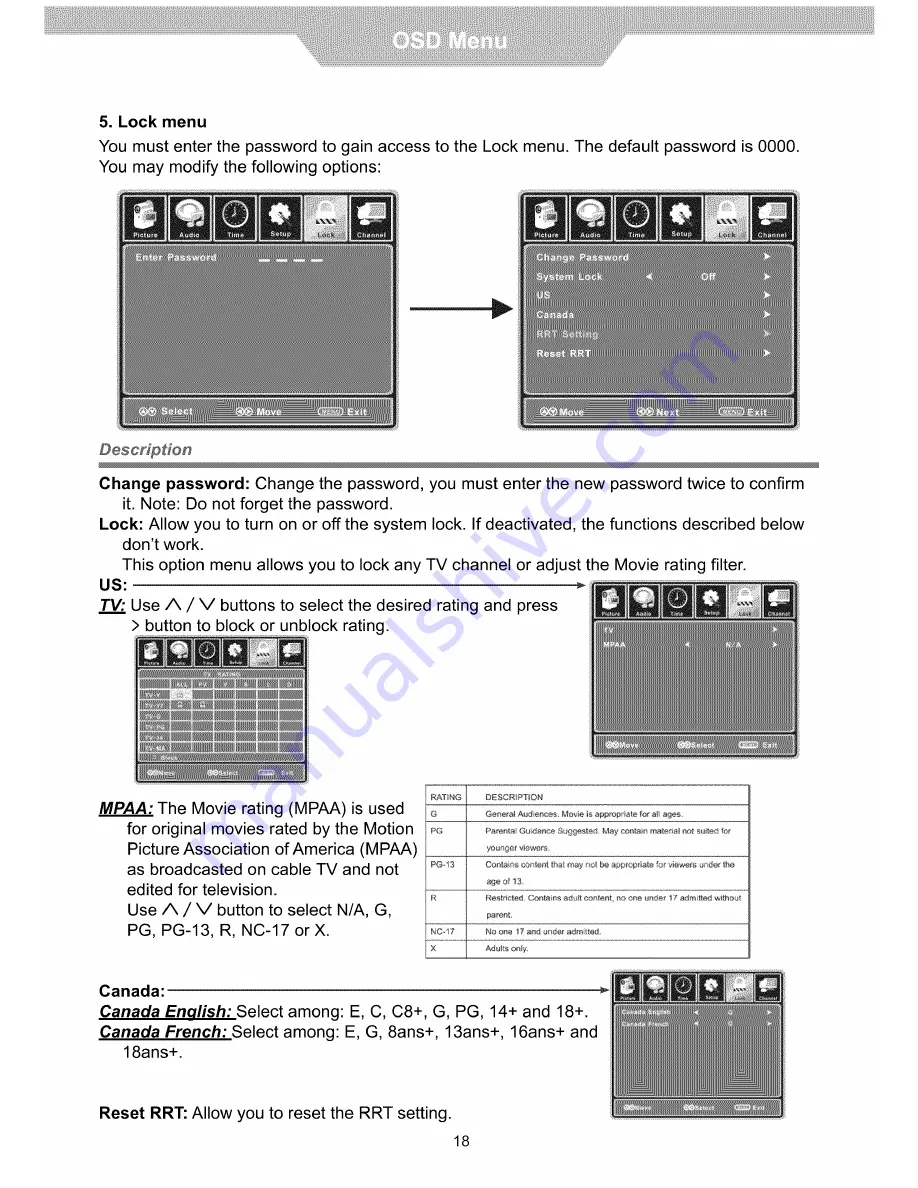 VIORE LCD40VXF60BD Operating Instructions Manual Download Page 20