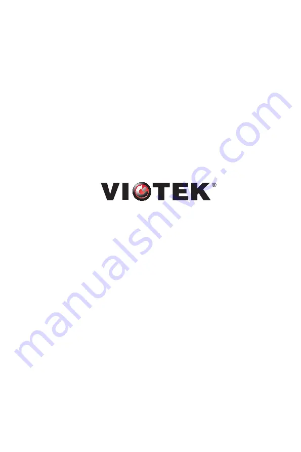 Viotek GFV22CB User Manual Download Page 20