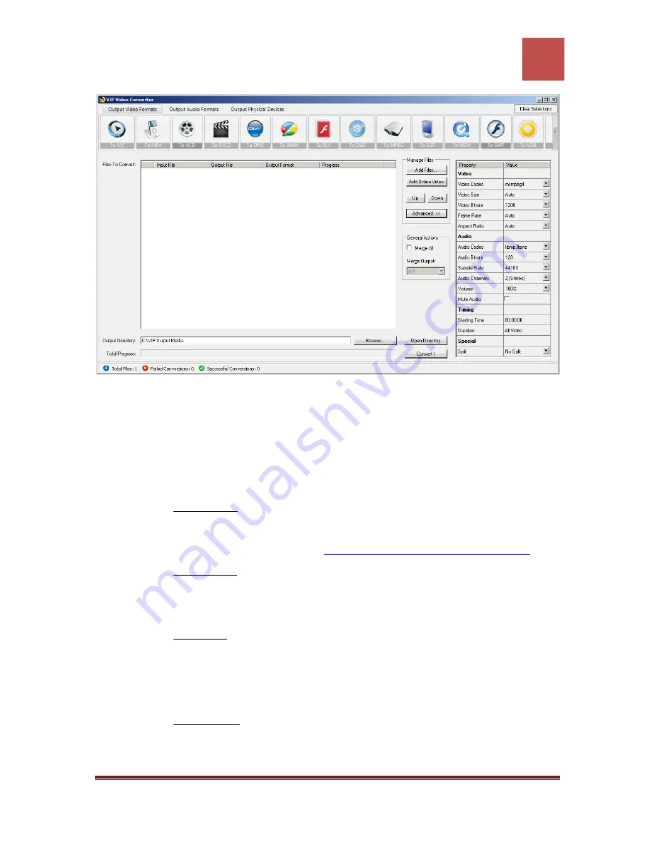 VIP Video Converter User Manual Download Page 64
