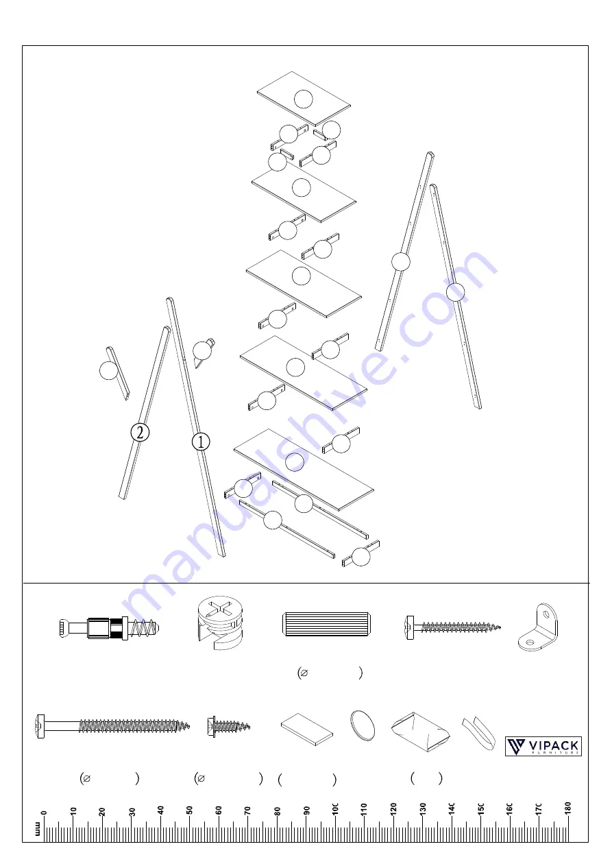 VIPACK DREAM LIBRARY KIBI 8014 Assembly Instructions Manual Download Page 2