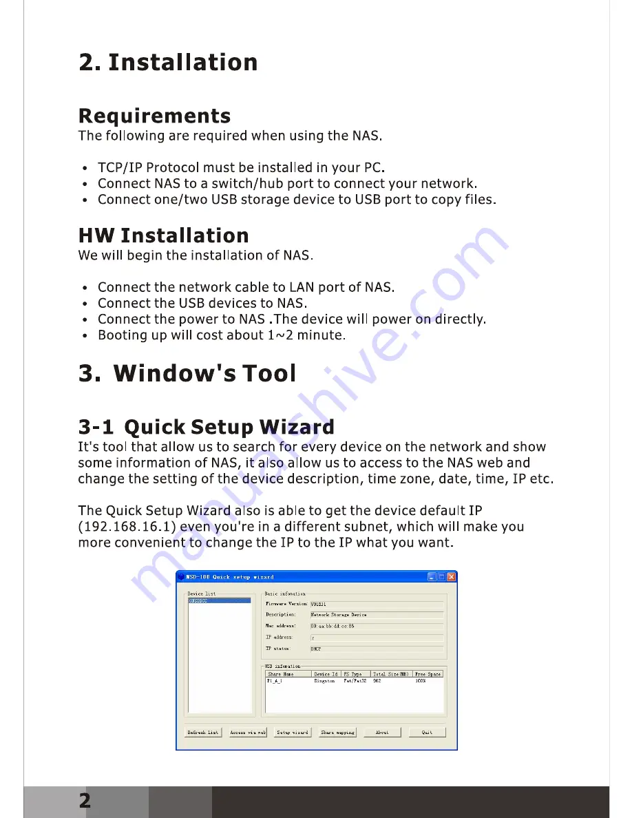 VIPowER Saturn VPA-35018NAS User Manual Download Page 4