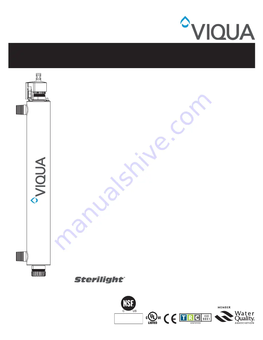 Viqua S2Q-P/12VDC Owner'S Manual Download Page 1