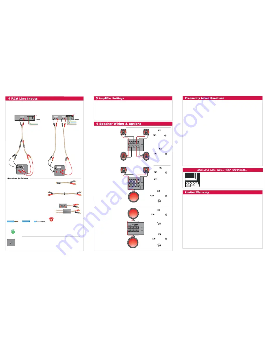 Virtual Reality Four Channel Amplifier VRA4.0 Installation Manual Download Page 2