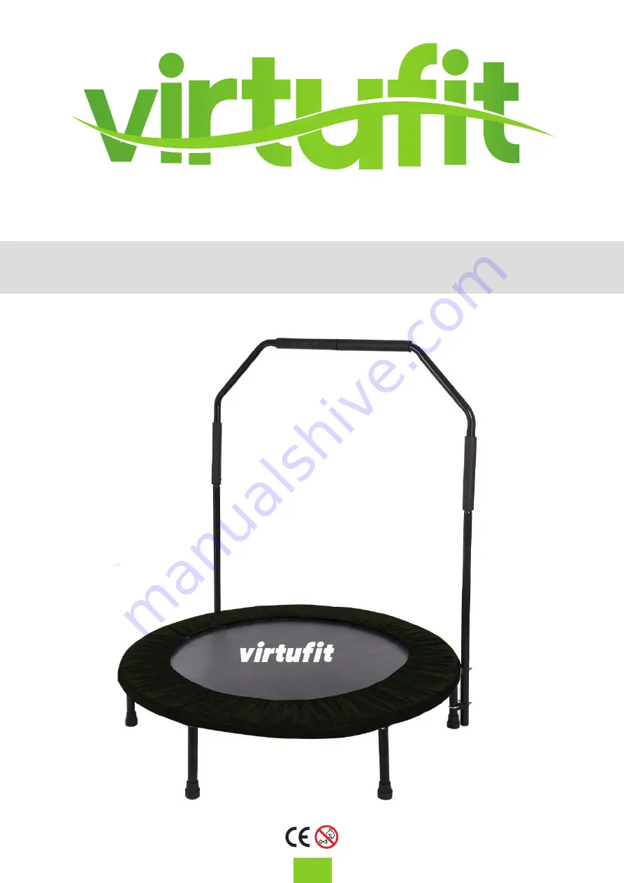 VIRTUFIT Foldable Fitness Trampoline User Manual Download Page 1