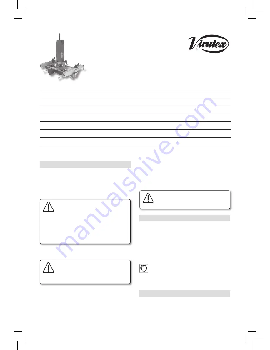 Virutex FR129N Operating Instructions Manual Download Page 2