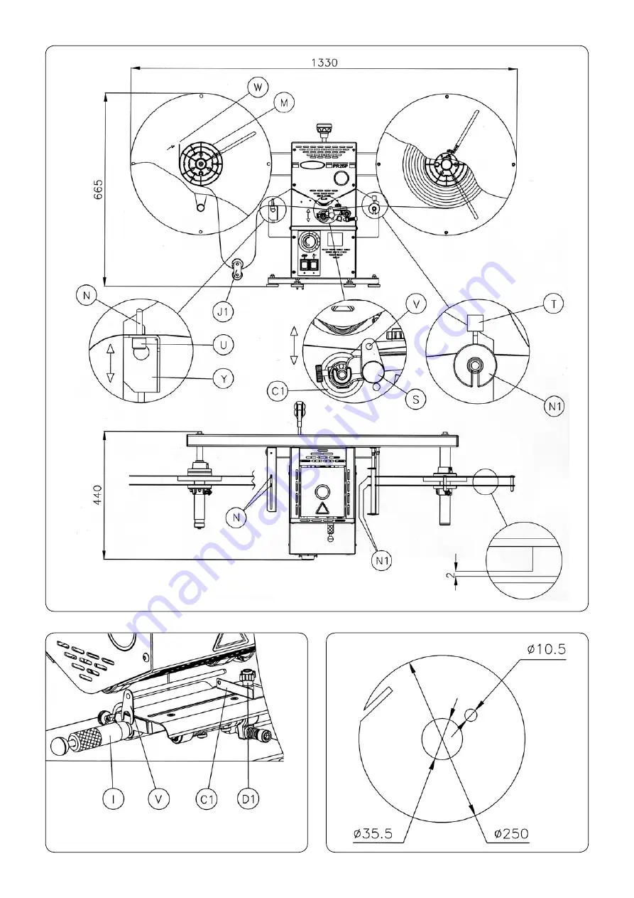 Virutex PR25VJ Operating Instructions Manual Download Page 5