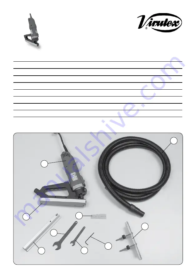 Virutex RA17VG Operating Instructions Manual Download Page 2