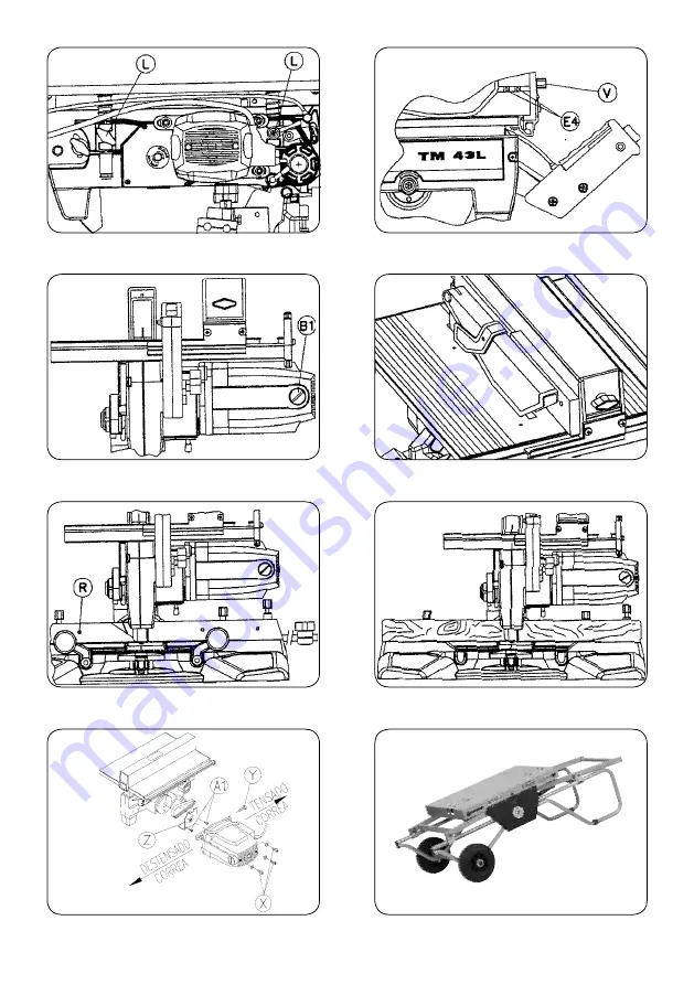 Virutex TM43L Operating Instructions Manual Download Page 43