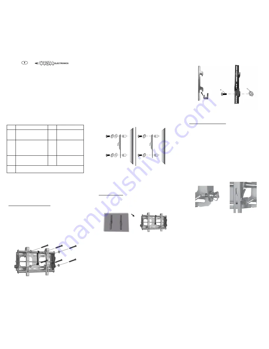 VISA VE-PL37T Instructions & Assembly Download Page 1