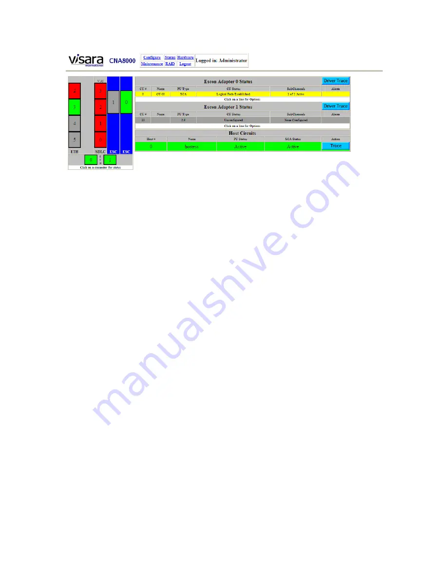 Visara CNA-8000 Users Manual And Maintenance Manual Download Page 30