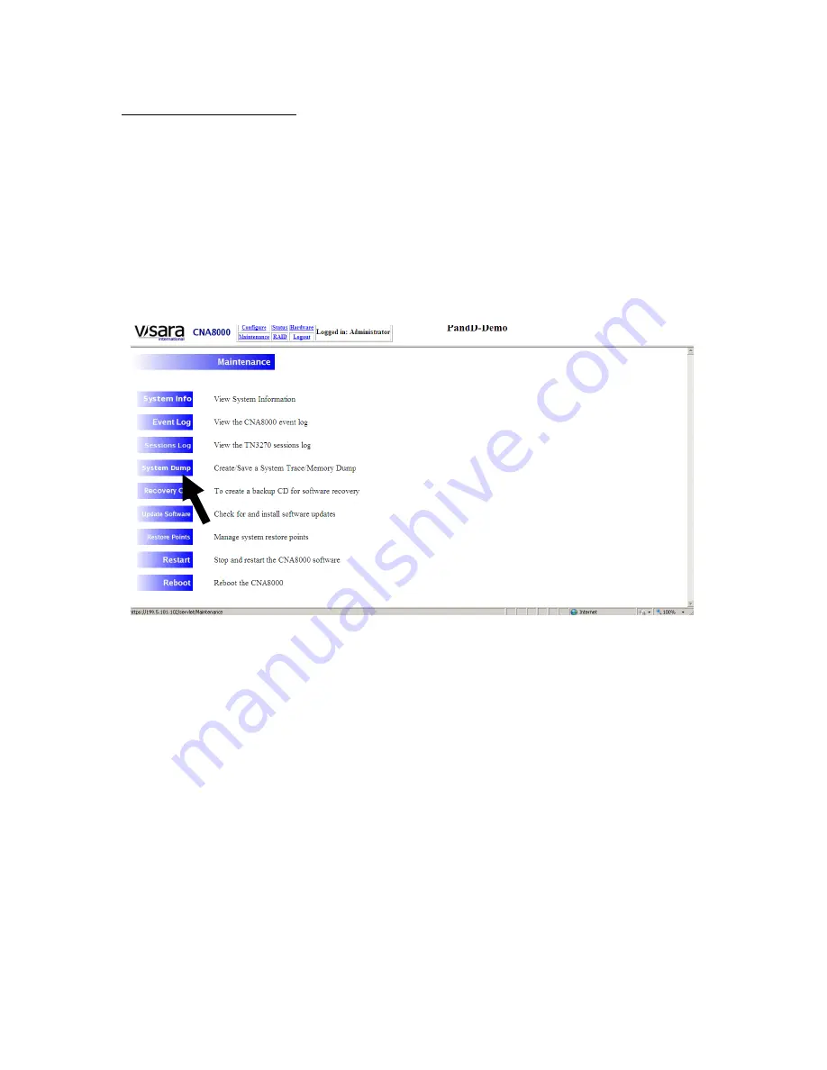 Visara CNA-8000 Users Manual And Maintenance Manual Download Page 38