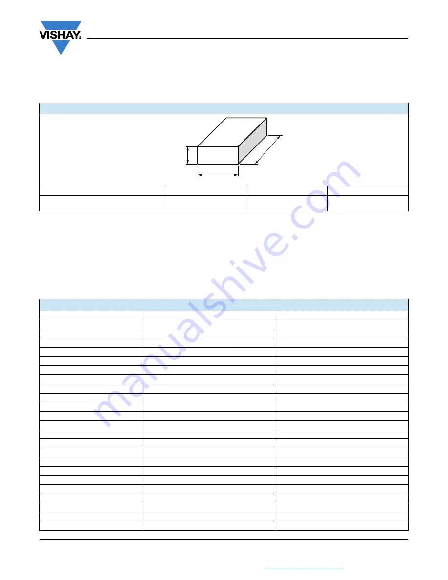 Vishay TSSP570 H Series Manual Download Page 8