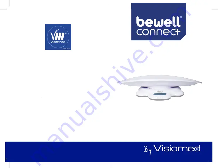 VISIOMED Bewell Connect MyBabyScale BW-SCB1 User Manual Download Page 1