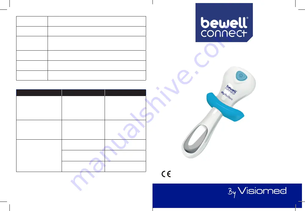 VISIOMED BewellConnect BW-PFX1 Скачать руководство пользователя страница 27