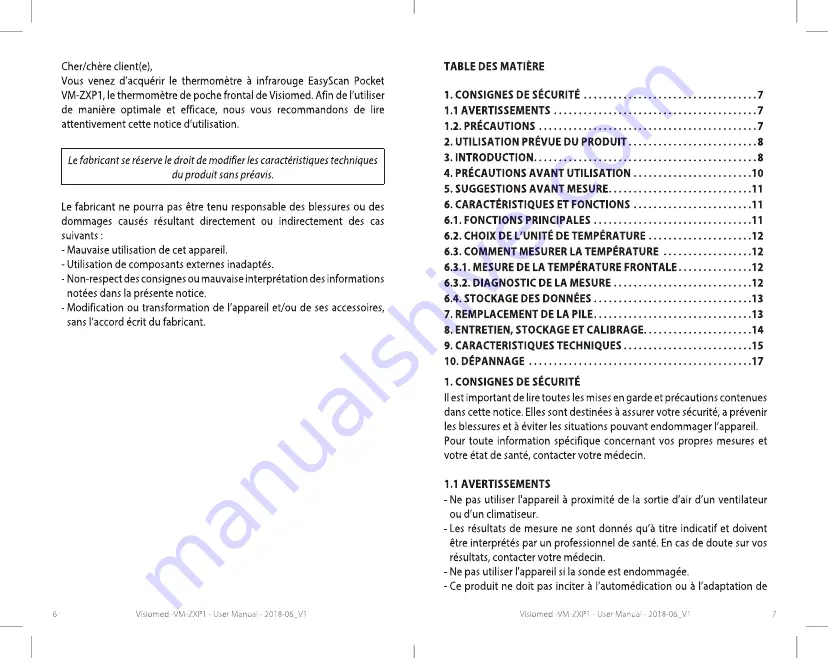 VISIOMED easyScan VM-ZXP1 User Manual Download Page 4