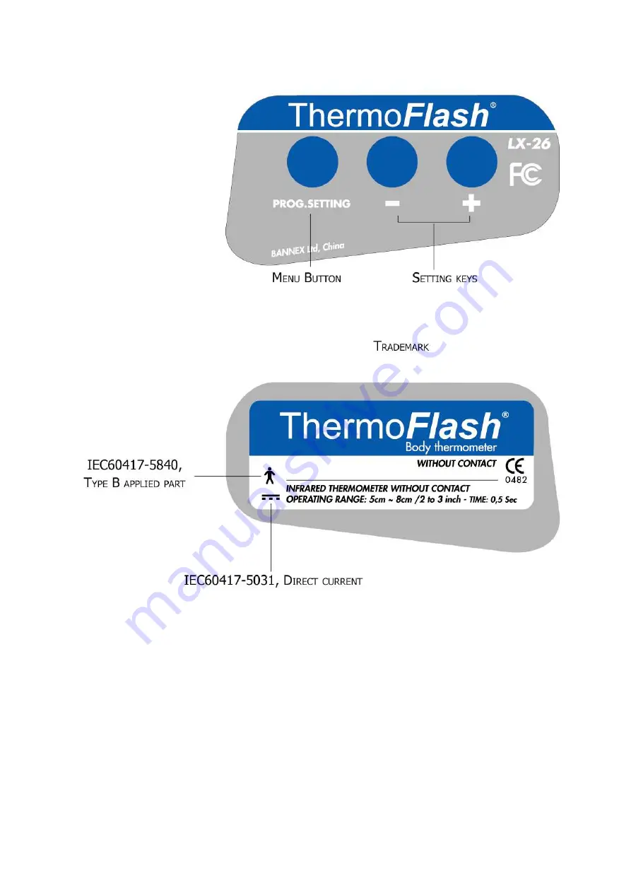 VISIOMED THERMOFLASH LX-26 User Manual Download Page 10