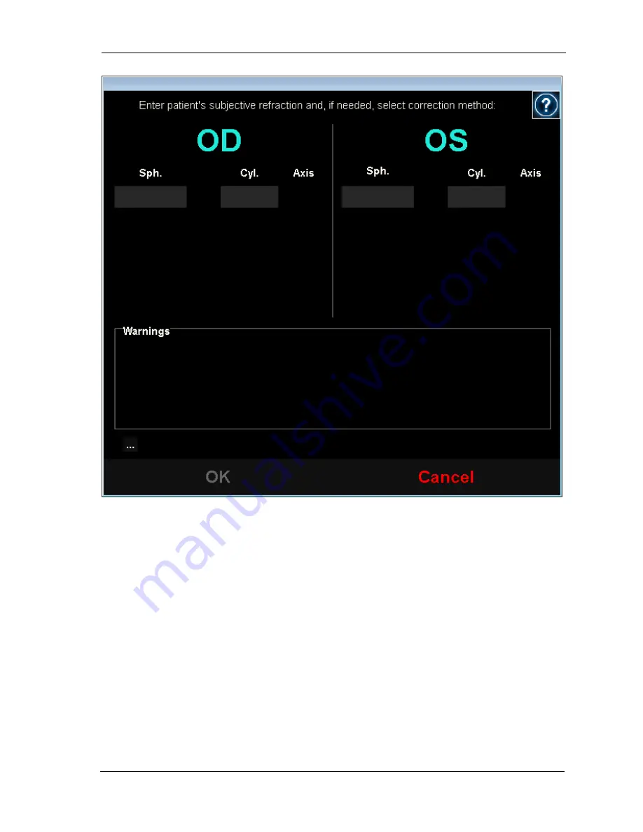 Visiometrics HD Analyzer OQAS User Manual Download Page 33