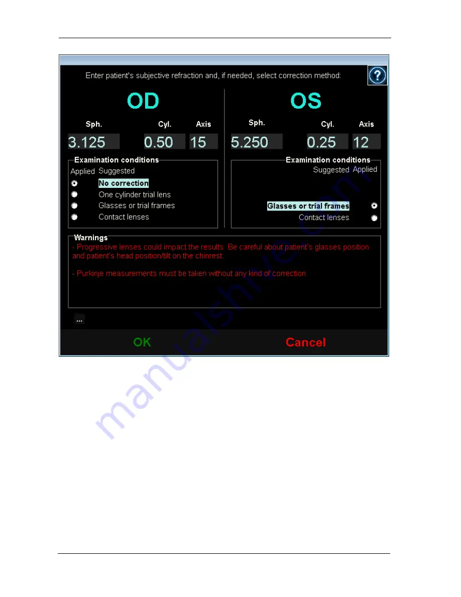 Visiometrics HD Analyzer OQAS User Manual Download Page 34