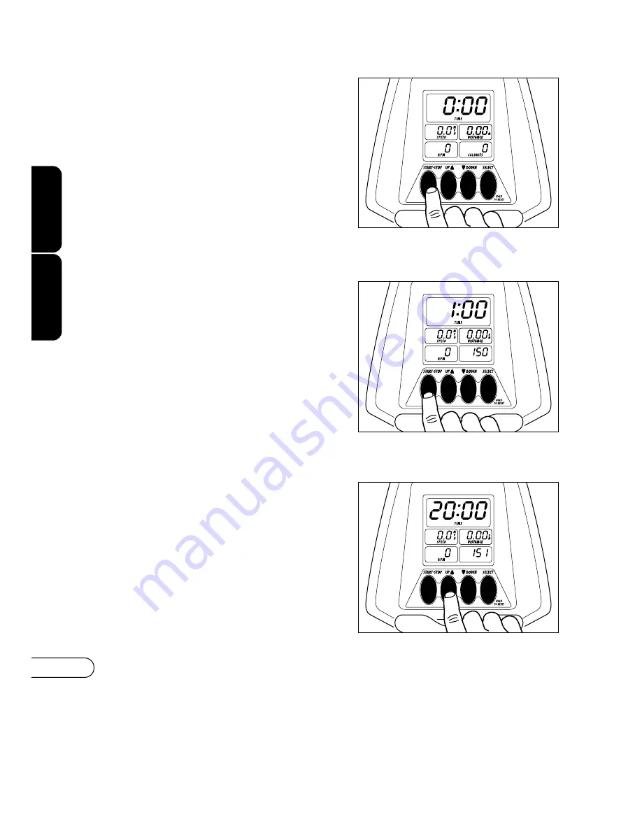 Vision Fitness Fitness Cycle E3100 Owner'S Manual Download Page 14