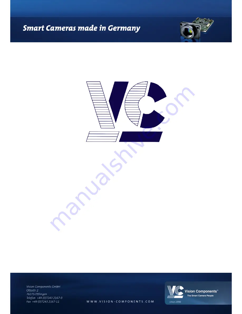 Vision VC nano Series Operating Manual Download Page 1