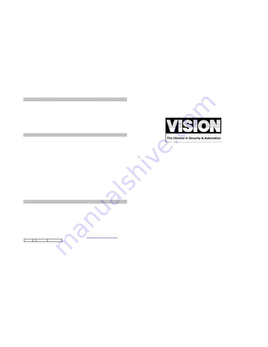 Vision ZD 2102 EU Installation & Operation Manual Download Page 1