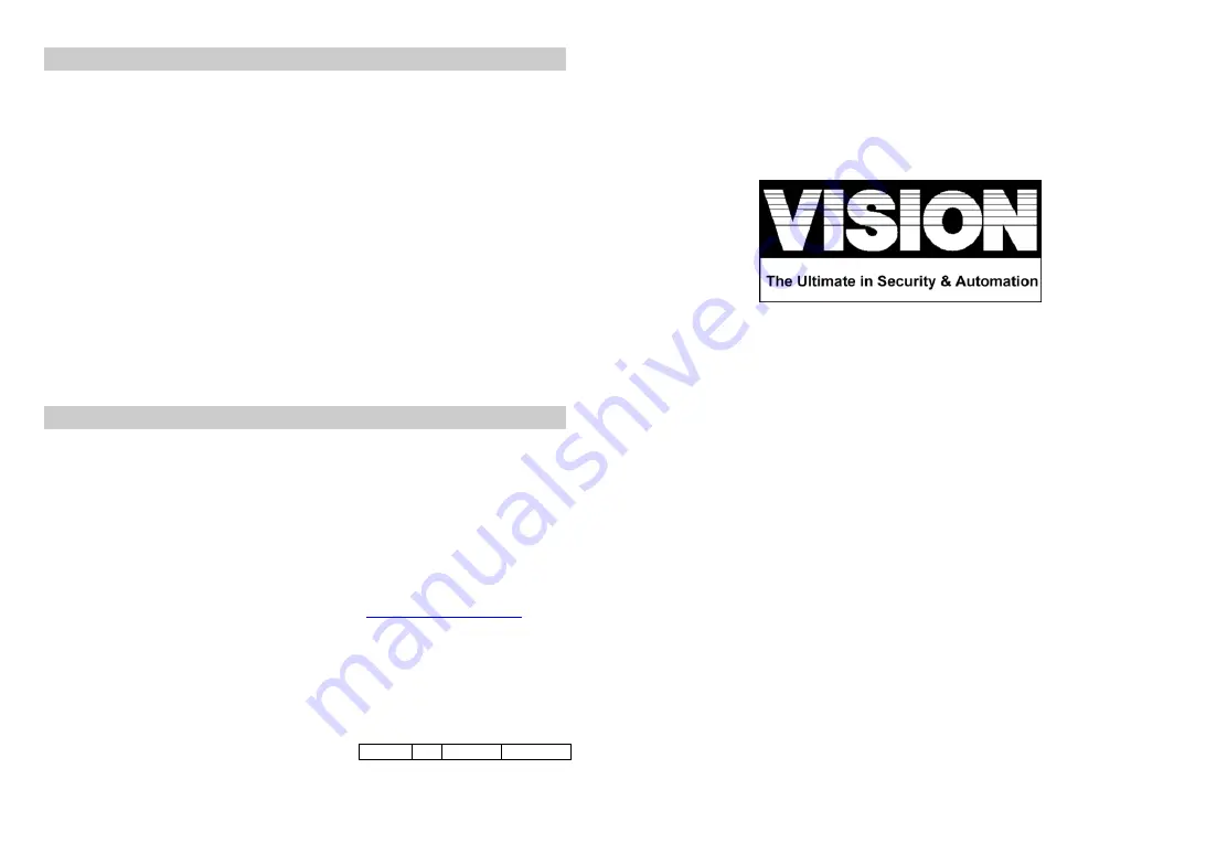 Vision ZM 1701 EU Operation Manual Download Page 1