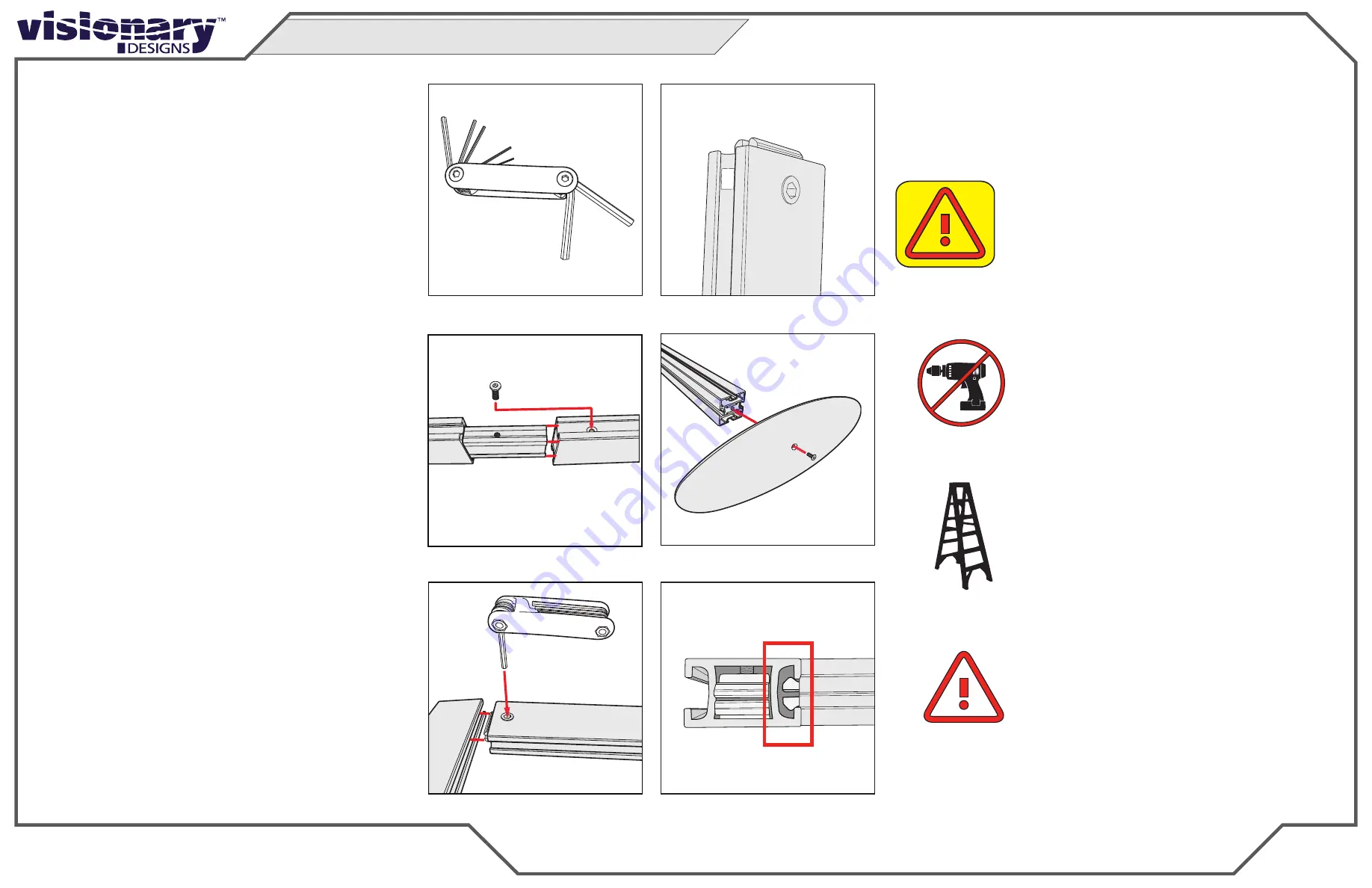 VISIONARY DESIGNS VK-1032 Setup Instructions Download Page 2