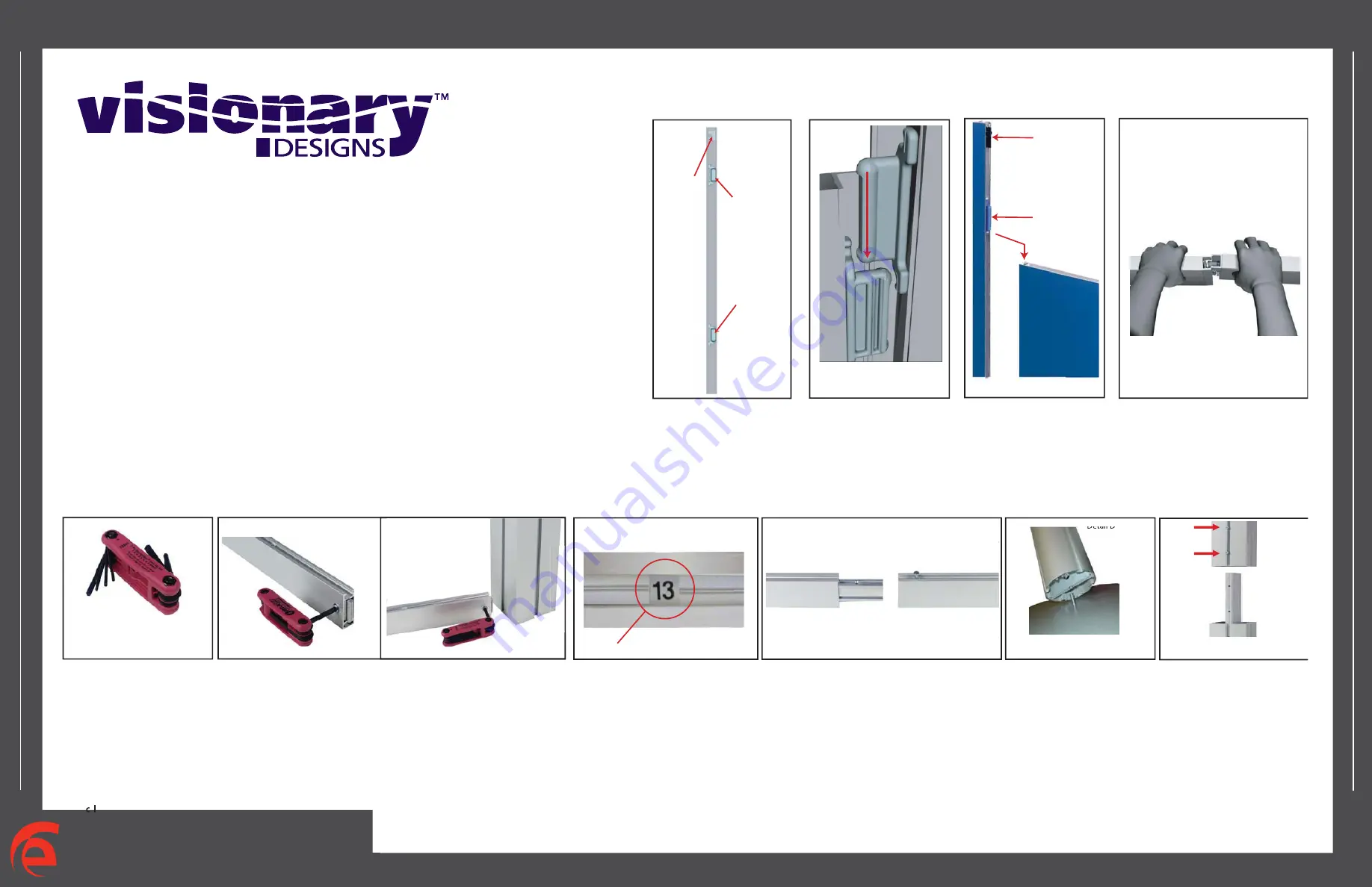 VISIONARY DESIGNS VK-1048 Setup Instructions Download Page 2