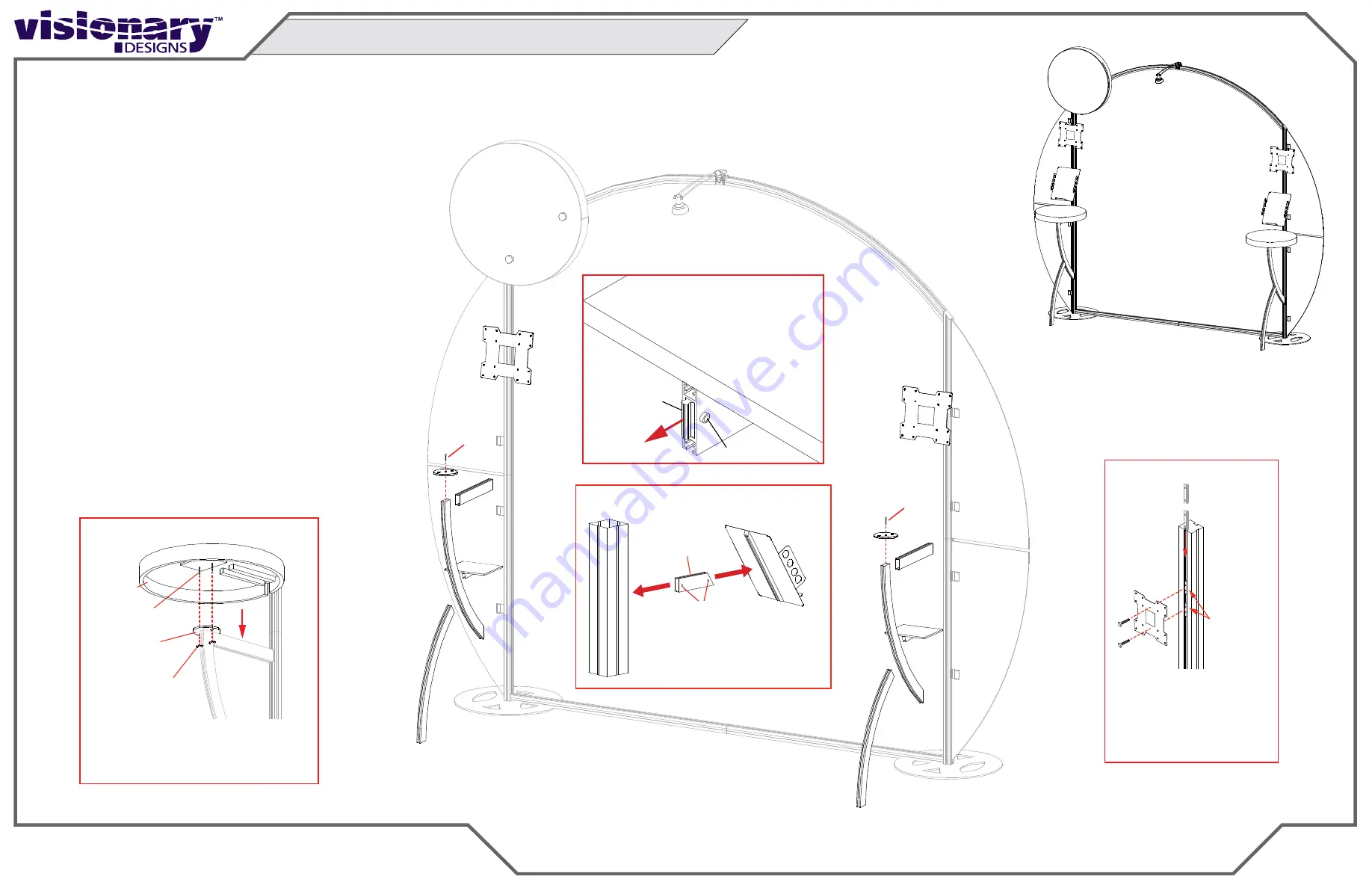 VISIONARY DESIGNS VK-2965 Setup Instructions Download Page 9