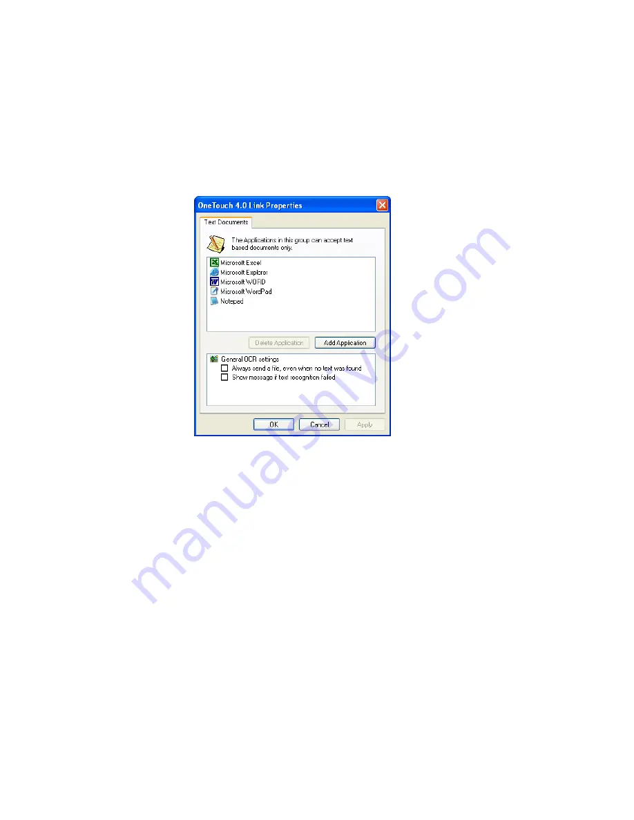 Visioneer OneTouch 7400 User Manual Download Page 38