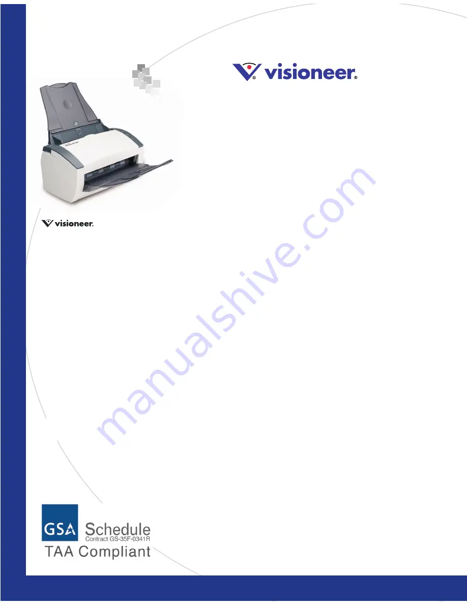 Visioneer Patriot 470 Datasheet Download Page 1