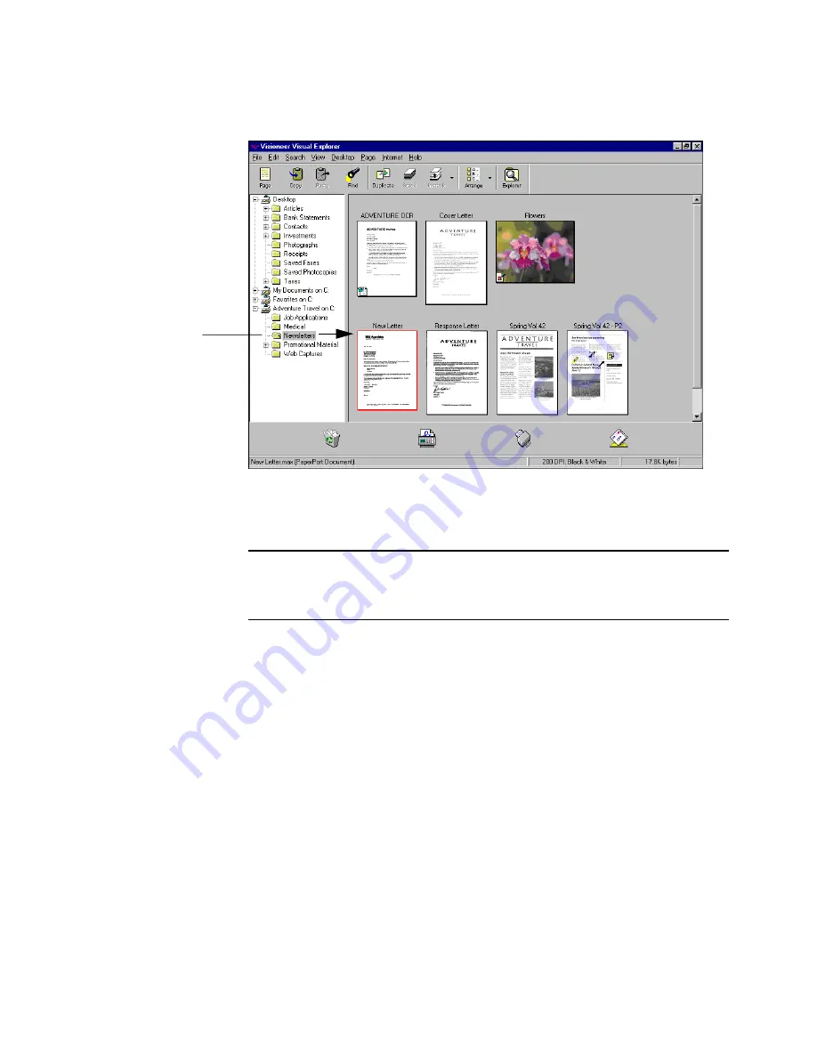 Visioneer VISUAL EXPLORER - GETTING STARTED GUIDE FOR WINDOWS User Manual Download Page 32