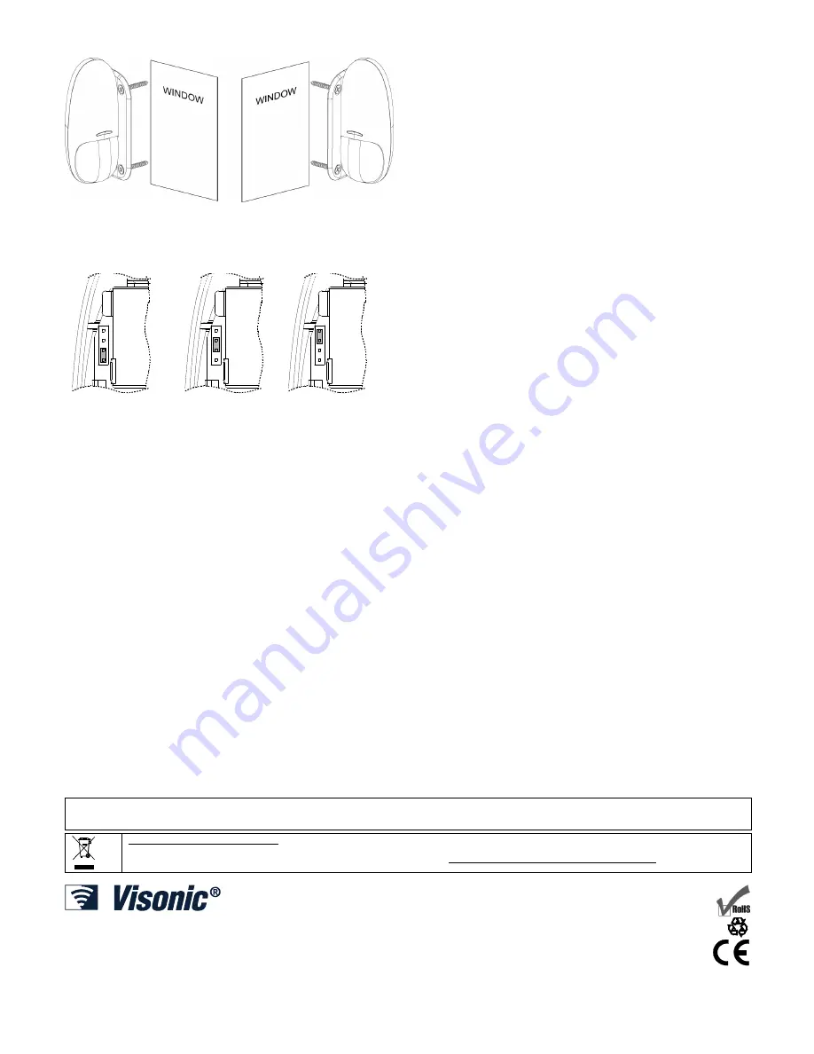 Visonic CLIP MCW Installation Instructions Manual Download Page 6