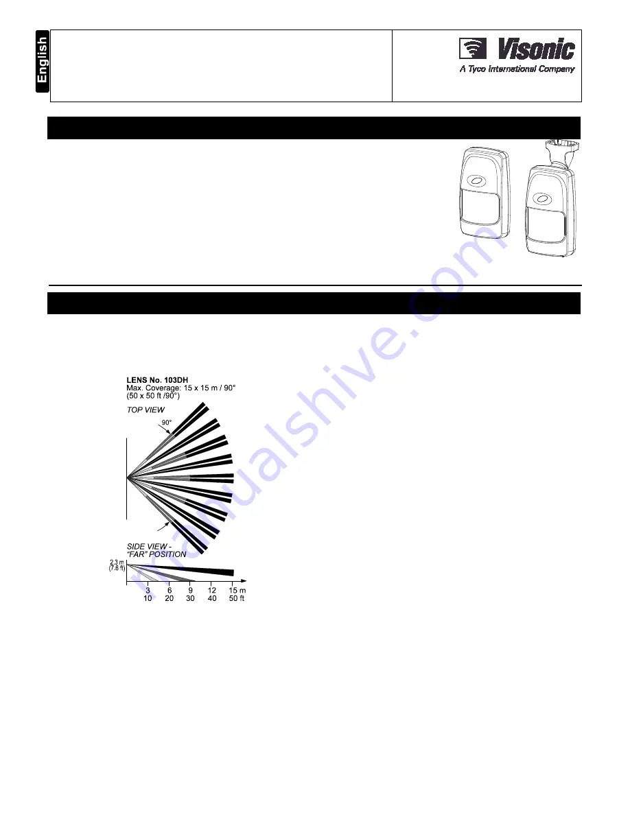 Visonic DISCOVERY QUAD MCW Installation Instructions Download Page 1