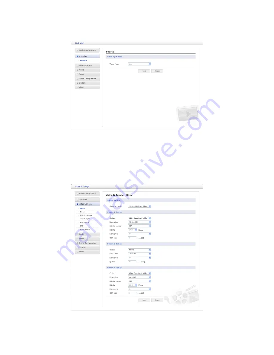 Vista Onvif VK2-1080XPTZ User Manual Download Page 30