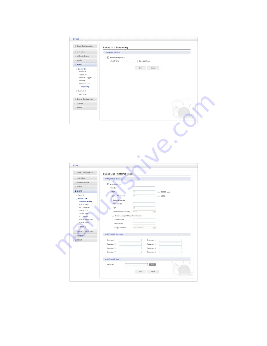 Vista Onvif VK2-1080XPTZ User Manual Download Page 40