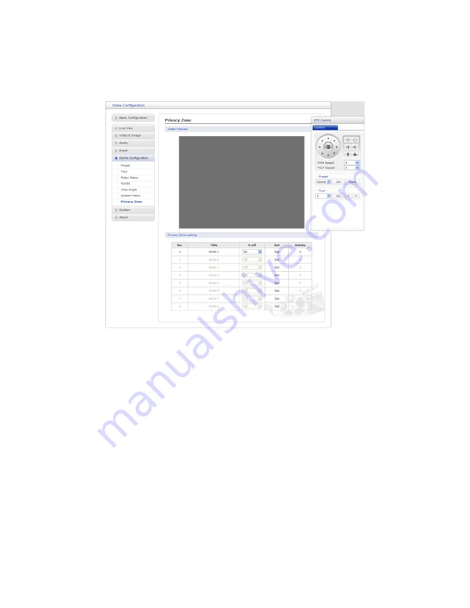 Vista Onvif VK2-1080XPTZ User Manual Download Page 53