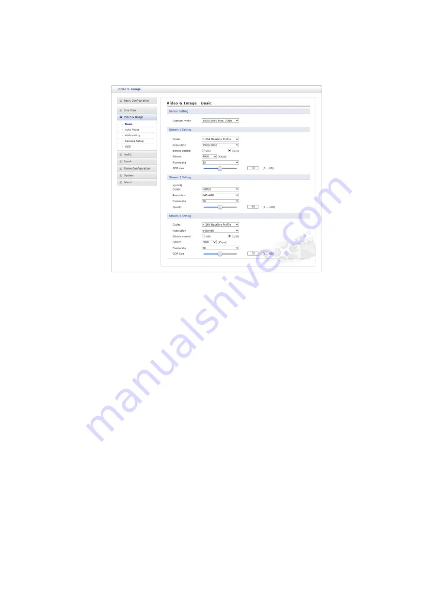 Vista ONVIF VK2-1080XPTZF User Manual Download Page 23