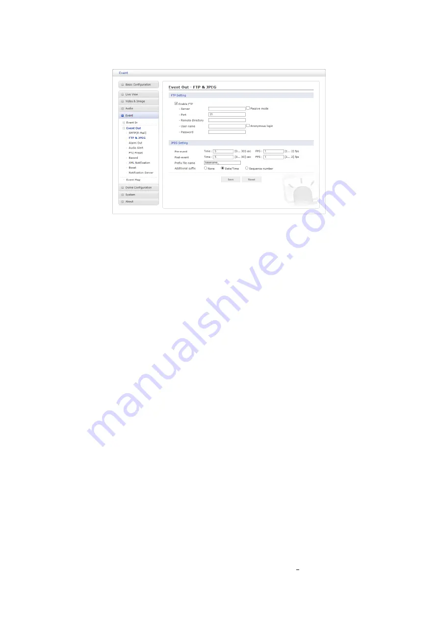 Vista ONVIF VK2-1080XPTZF User Manual Download Page 43