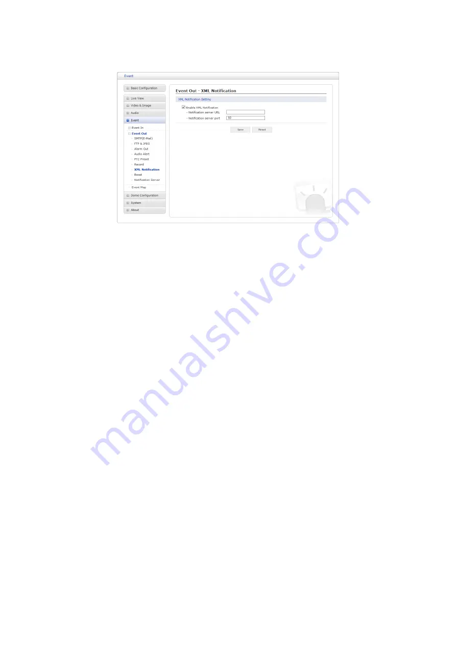 Vista ONVIF VK2-1080XPTZF User Manual Download Page 50