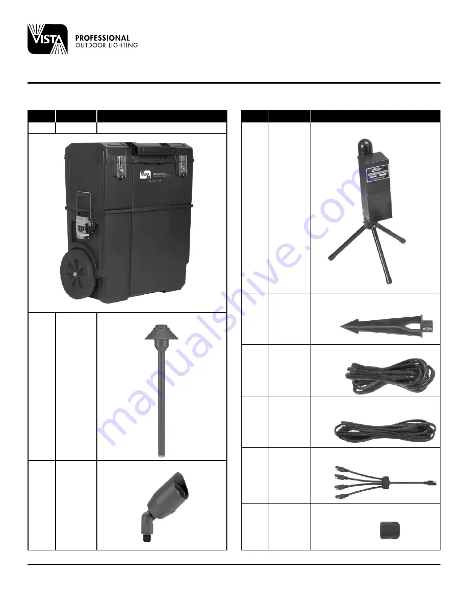 Vista PDK-75-5047 Operating Instructions Download Page 1