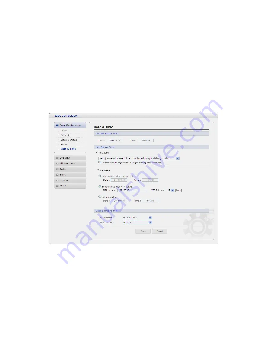 Vista VK2-1080BIR35V16e Installation Manual Download Page 22