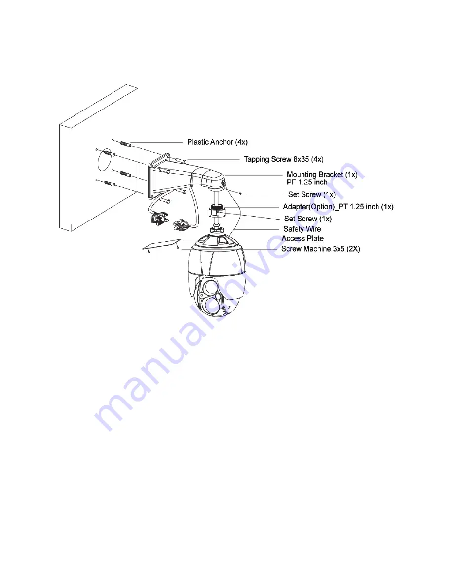 Vista VK2-1080XIRPTZF User Manual Download Page 8