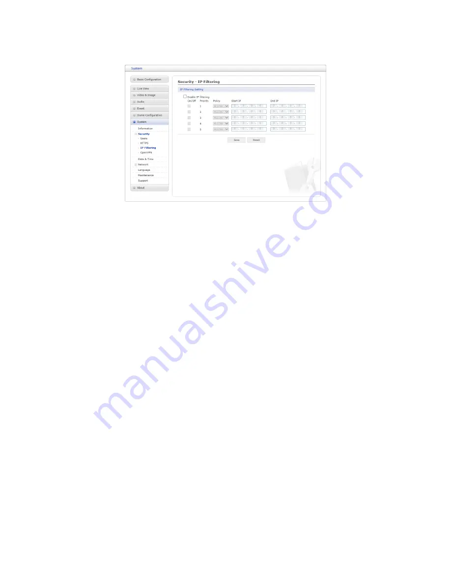 Vista VK2-1080XIRPTZF User Manual Download Page 70