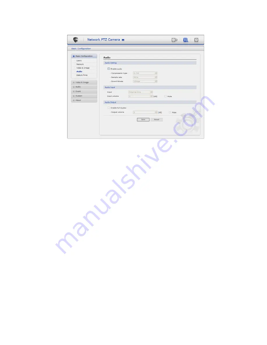 Vista VK2-600PTZ Configuration And User Manual Download Page 24