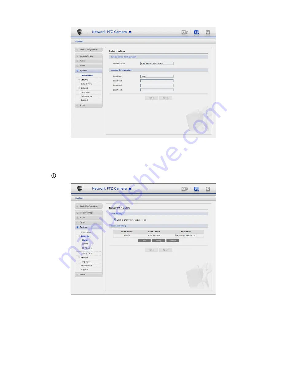 Vista VK2-600PTZ Configuration And User Manual Download Page 39